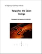 Tango for the Open Strings Orchestra sheet music cover